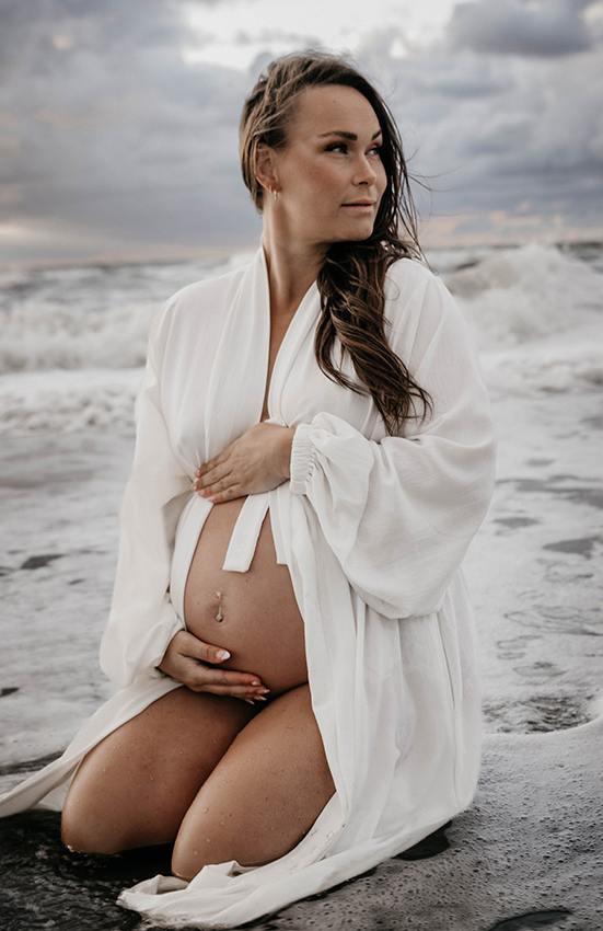 Zwangerschapsshoot op het strand, zwangerschapsfotograaf